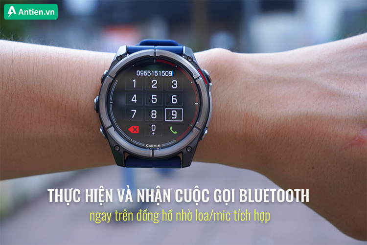 Ngay trên cổ tay bạn có thể nghe gọi, ra lệnh giọng nói cùng với âm nhạc cực tiện 