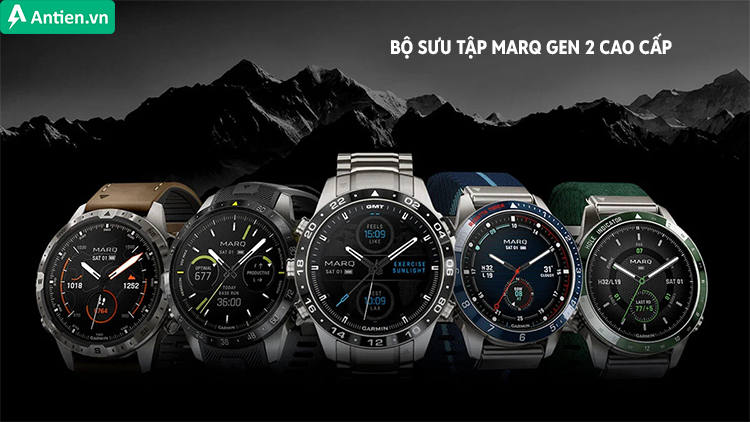 MARQ là dòng đồng hồ cao cấp chuyên dụng của Garmin, khẳng định vị thế đẳng cấp