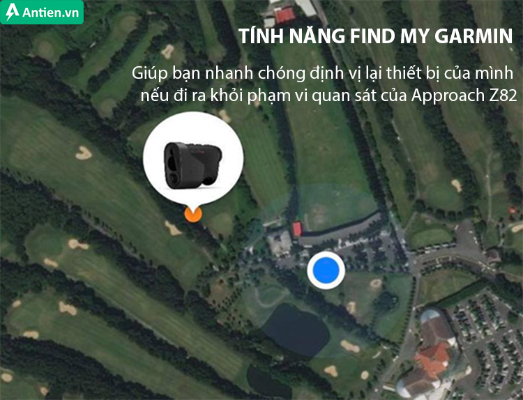 Sử dụng tính năng Find My Garmin để nhanh chóng định vị thiết bị của bạn