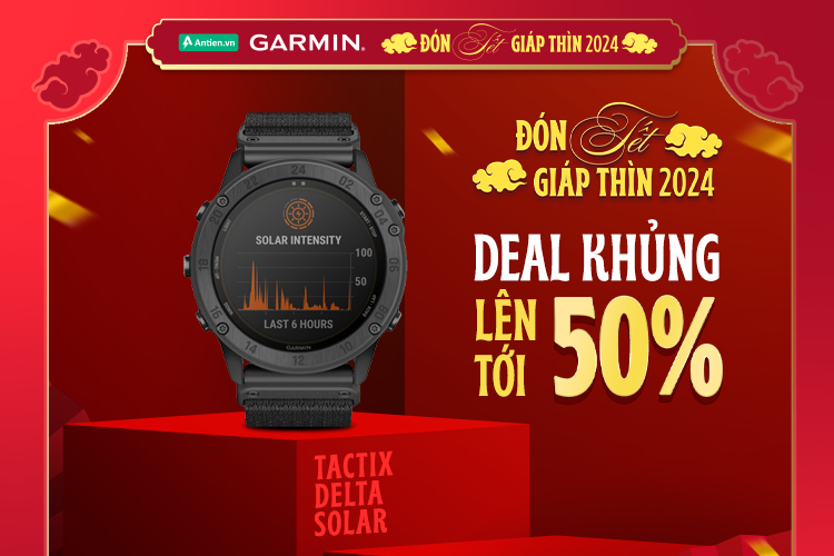 Đón Tết Giáp Thìn, Garmin giảm sập sàn tới 50% từ 18.01 - 07.02.2024 trên toàn hệ thống Antien.vn