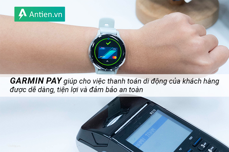 Không cần ví hay điện thoại, mua hàng dễ dàng qua ứng dụng Garmin Pay
