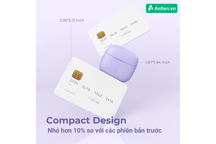 Thiết kế nhỏ gọn, tiện lợi