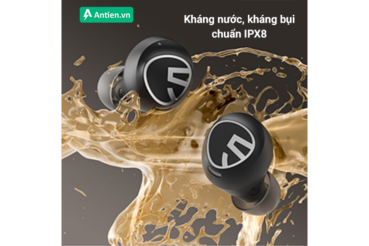 Chỉ số kháng nước, kháng bụi lên đến IPX8 giúp người dùng thoải mái sử dụng ngay cả khi trời đổ mưa