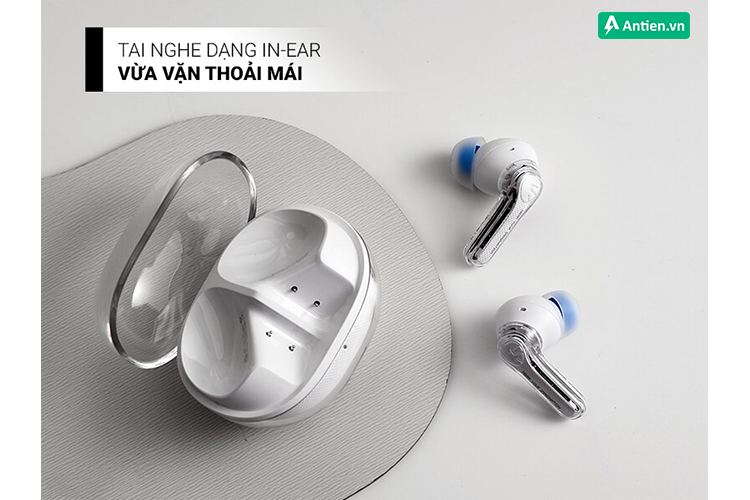 Thiết kế in-ear vừa vặn, thoải mái