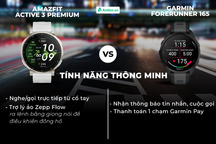 Đồng hồ Active 3 Premium nổi bật với khả năng nghe/gọi ngay trên cổ tay