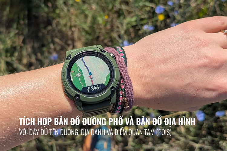 Nomad gây ấn tượng với khả năng định vị chính xác và bản đồ dẫn đường chi tiết