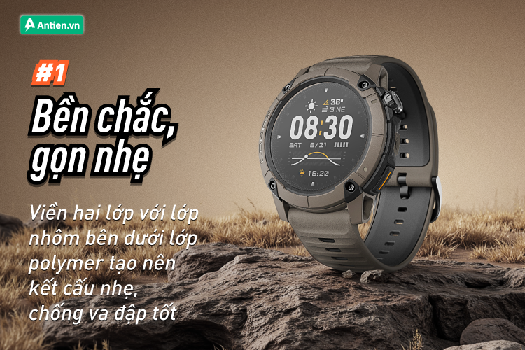 NOMAD sở hữu thiết kế bền nhe, cho cảm giác thoải mái suốt hành trình chạy dài