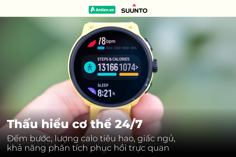 Theo dõi các chỉ số sức khoẻ chi tiết 