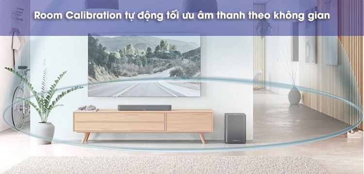 Tự động tối ưu âm thanh theo không gian - Room Calibration