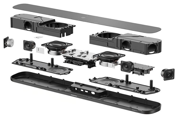 Sennheiser Ambeo Soundbar Mini công suất 250W với 6 củ loa cao cấp