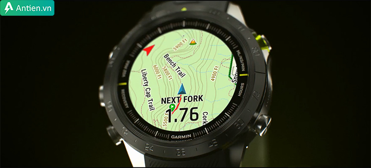 Đồng hồ Athlete Gen 2 tích hợp nhiều bản đồ điều hướng chi tiết hỗ trợ các hoạt động ngoài trời