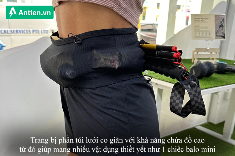 Trang bị túi chứa đồ với độ co giãn cùng khả năng bền bỉ cao