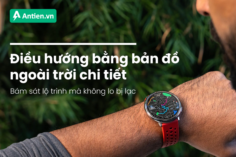 Từ ứng dụng Zepp, tải xuống miễn phí hệ thống bản đồ điều hướng chính xác đường đi 