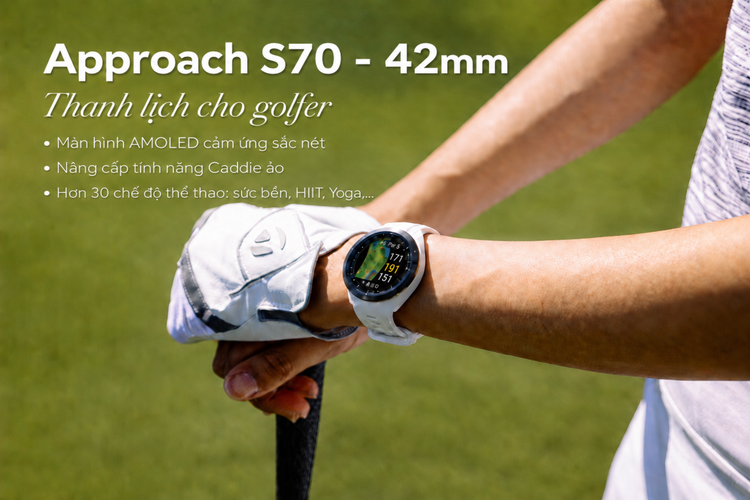 S70 - 42mm là phụ kiện đẳng cấp cho golfer nữ 