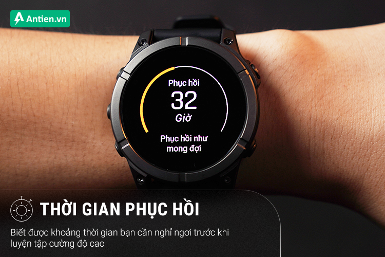 Fenix E sẽ cho bạn biết cần bao nhiêu thời gian hồi phục sau mỗi lần luyện tập