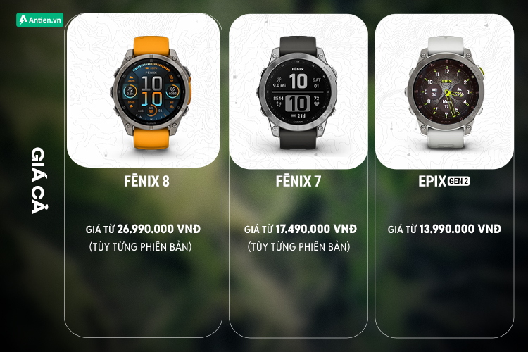 Fenix 8 nâng cấp nhiều tính năng mới nhưng mức giá đáng cân nhắc với nhiều người dùng