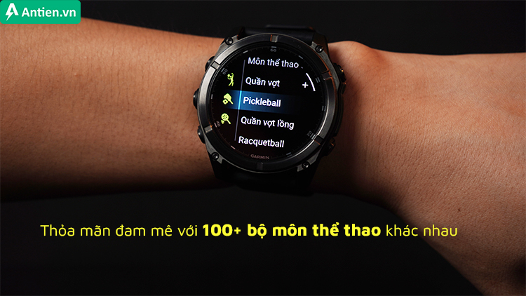 Tìm kiếm môn thể thao bạn yêu thích từ hơn 100 bộ môn được tích hợp sẵn