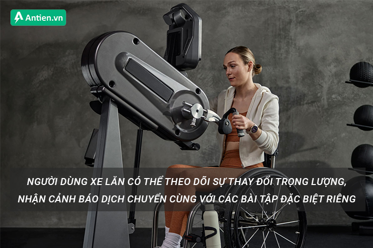 Chế độ xe lắn cho phép người dùng theo dõi sự thay đổi trọng lượng, nhận cảnh báo dịch chuyển