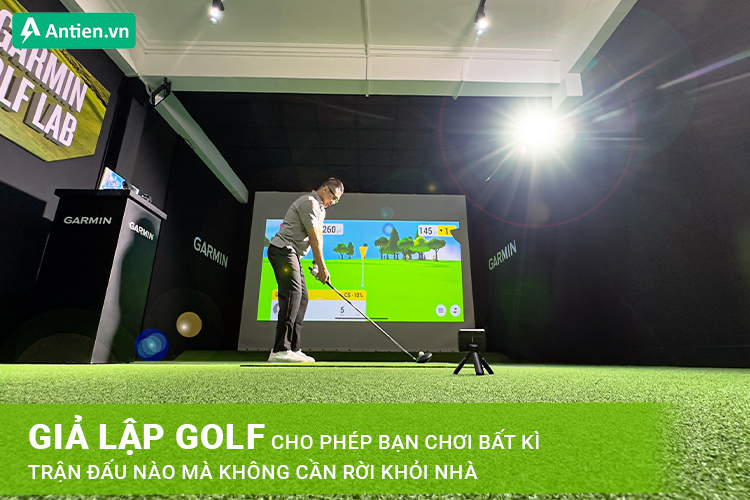 Nâng cao trải nghiệm golfer với nhiều chế độ giả lập golf tích hợp