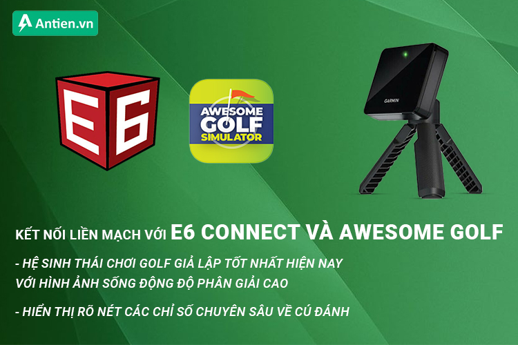 R10 tương thích với 2 hệ sinh thái chơi golf giả lập tốt nhất thế giới, cho hình ảnh sắc nét với độ phân giải lớn