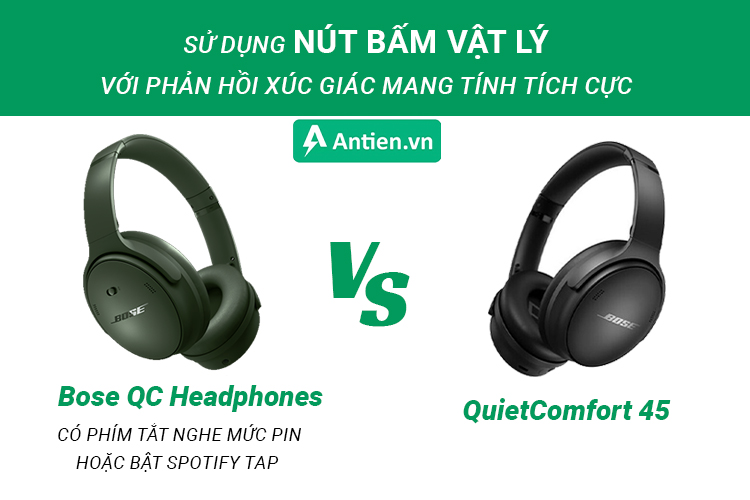 Nút bấm vật lý nhạy, phản hồi nhanh các lệnh bấm của người dùng