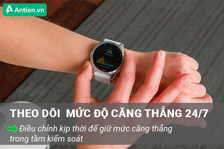 Theo dõi và kiểm soát mức độ căng thẳng của bạn 24/7