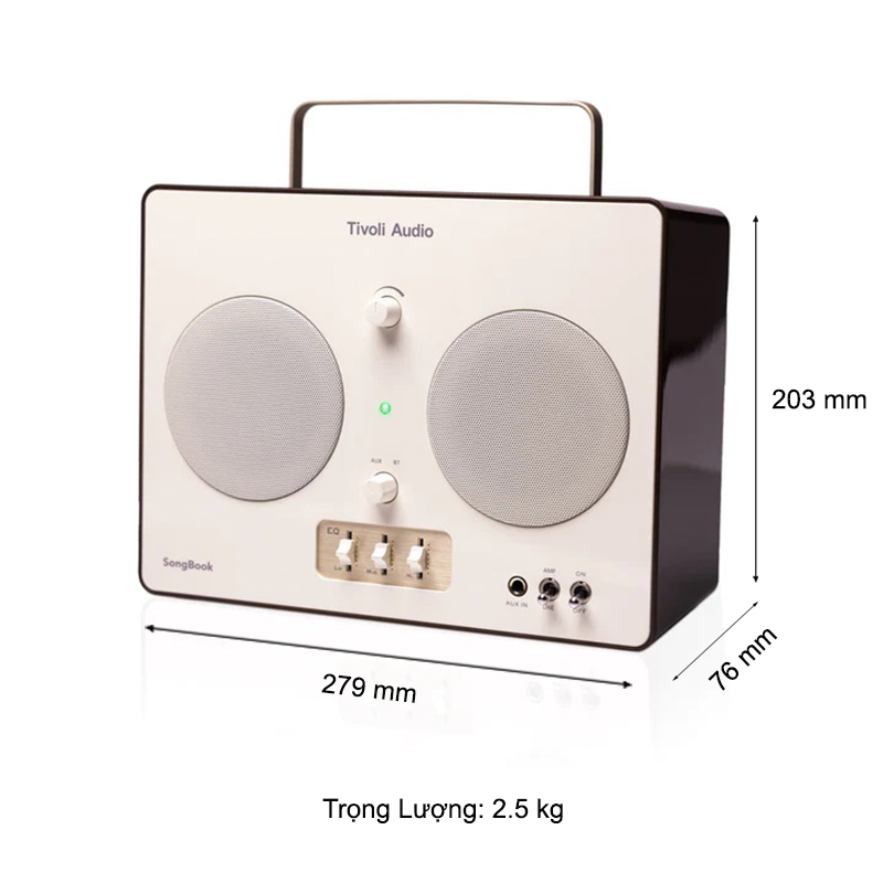 Kích thước Loa Bluetooth Tivoli SongBook