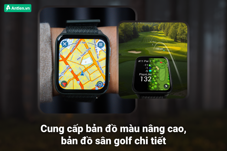 Dẫn lối thông minh, chính xác nhờ GPS đa băng tần cùng bản đồ màu tích hợp