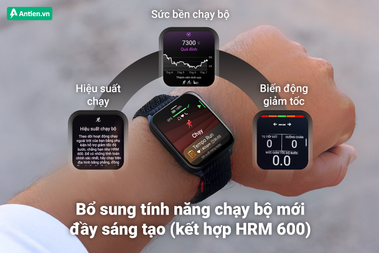 Chạy bộ nâng cao cùng HRM 600 để theo dõi sát từng bước