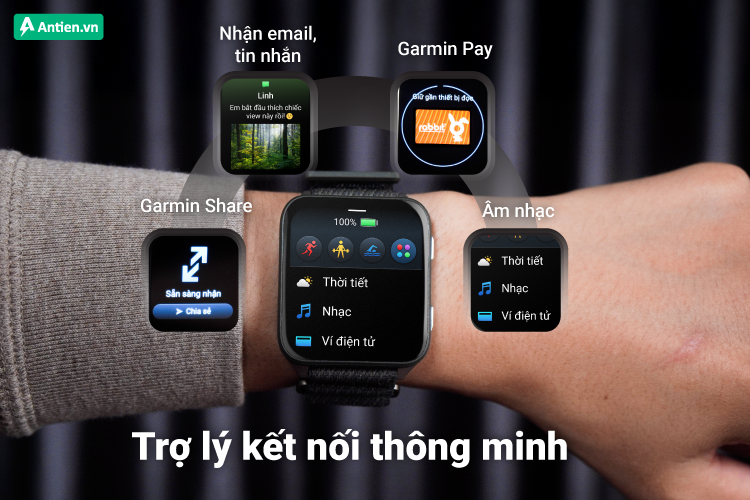 Kết nối liền mạch, cùng Venu X1 bắt nhịp mọi khoảnh khắc ngay cả khi đang di chuyển