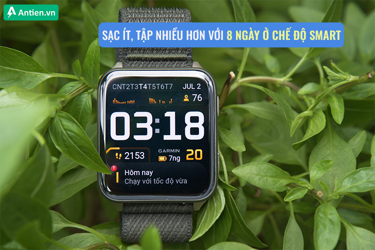 Trải nghiệm không gián đoạn với tuổi thọ pin ấn tượng tới 8 ngày ở chế độ thôn gminh