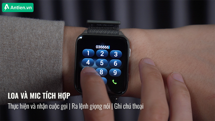 Chỉ một cú chạm nhẹ, bạn dễ dàng nghe gọi với âm thanh rõ rãng, sắc nét