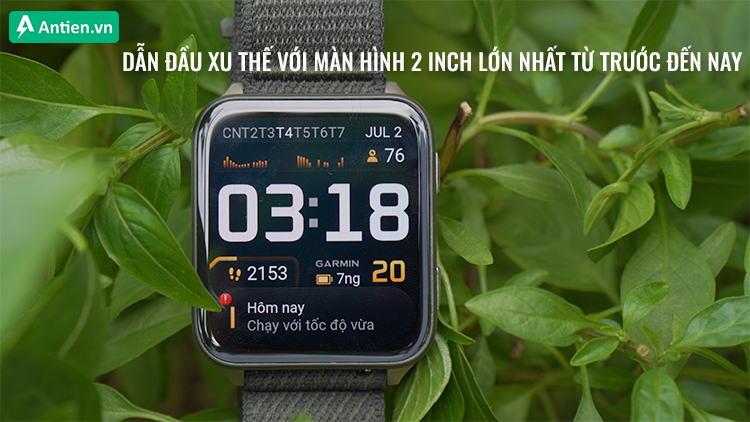 Venu X1 nổi bật với màn hình AMOLED 2-inch ấn tượng, hiển thị thông tin rõ ràng