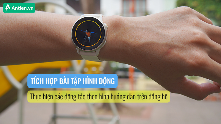 Thực hiện các bài tập đúng kỹ thuật nhờ tính năng Workout Animation của Garmin