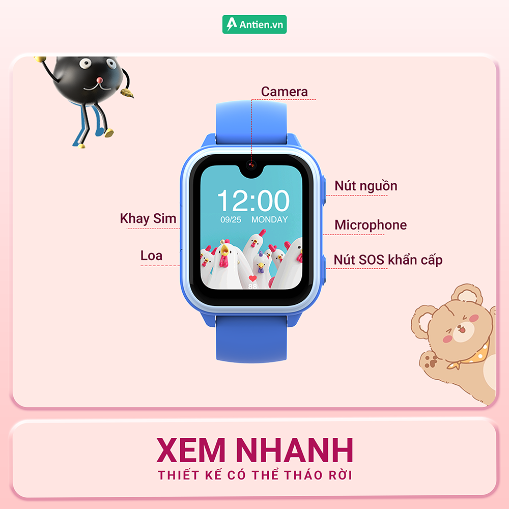 Wonlex KT33 thiết kế nổi  bật cho trẻ nhỏ