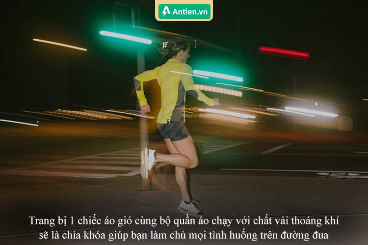 Trang phục với chất liệu thoáng khí sẽ là chìa khóa giúp runner làm chủ mọi đường đua