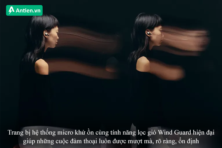 Đàm thoại rõ ràng, mượt mà cùng hệ thống micro khử ồn hiện đại