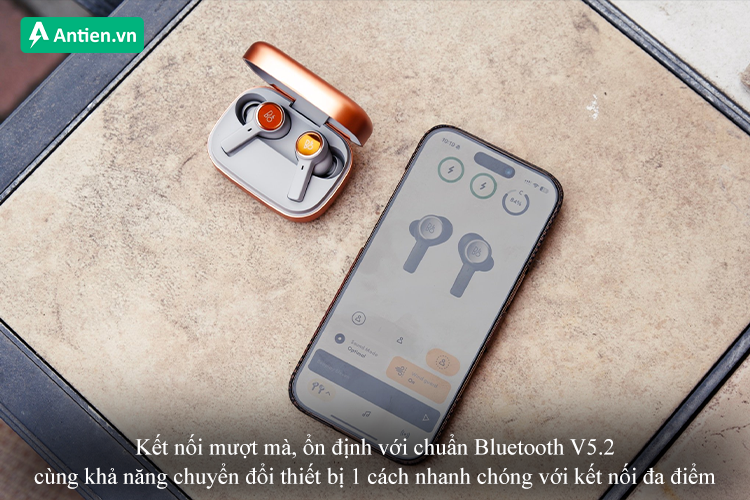 Kết nối ổn định, mượt mà với công nghệ Bluetooth V5.2