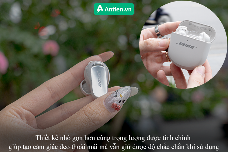Thiết kế nhỏ gọn hơn cho cảm giác đeo thoải mái mà vẫn giữ được sự chắc chắn khi sử dụng