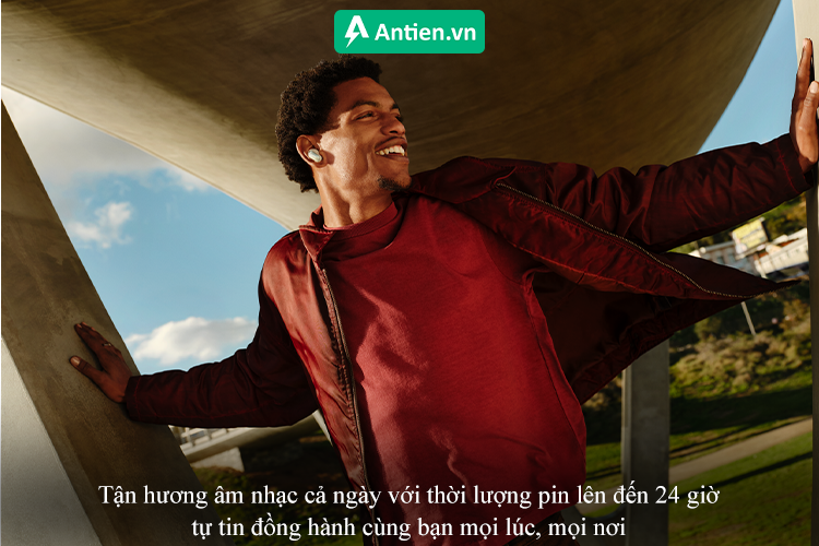 Tận hưởng âm nhạc cả ngày với thời lượng pin khủng