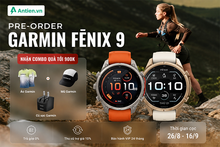 Chỉ cần CỌC TRƯỚC 500K, bạn sẽ rinh trọn combo quà Garmin trị giá 900K