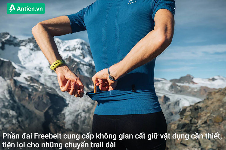 Phần đai Freebelt quanh vai cung cấp thêm không gian chứa đồ