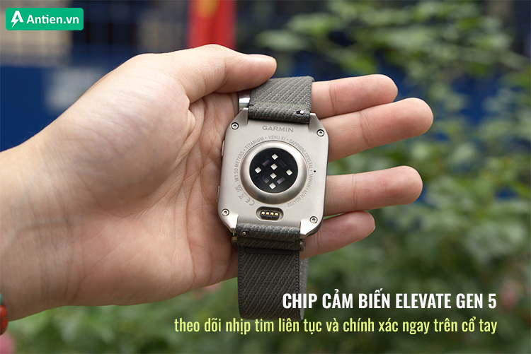 Venu X1 trang bị chip cảm biến mới nhất giúp theo dõi nhịp tim chính xác