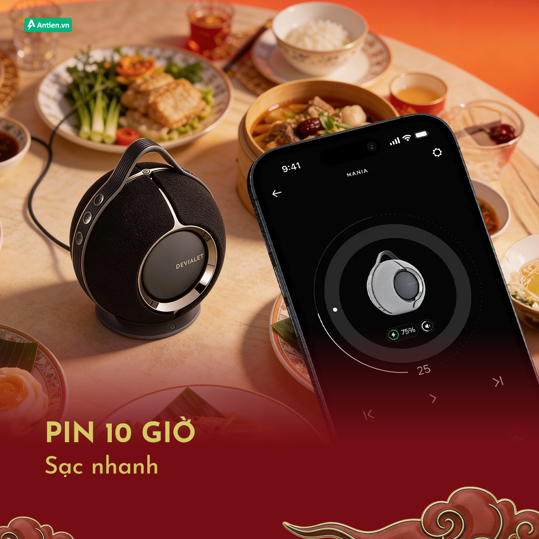 Pin Lên Đến 10 Giờ – Sạc Nhanh Tiện Lợi