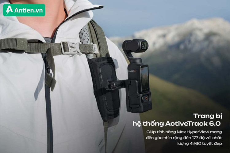Nhận diện và theo dõi hình ảnh mạnh mẽ với công nghệ ActiveTrack  6.0