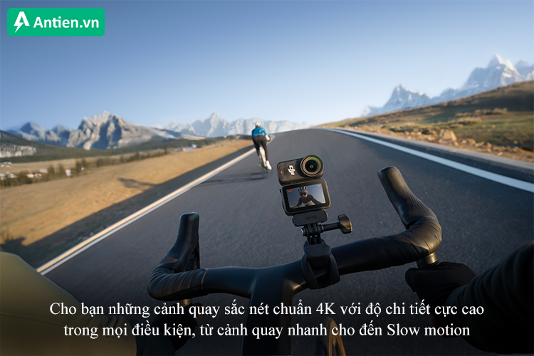 Mang đến những cảnh quay sắc nét với độ phân giải chuẩn 4K trong mọi điều kiện