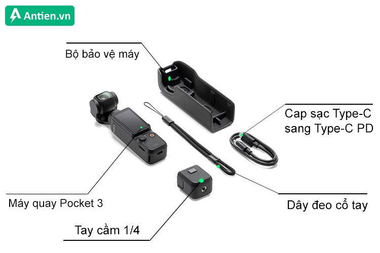 DJI Osmo Pocket 3 Basic Combo - Đủ gọn để bắt đầu hành trình