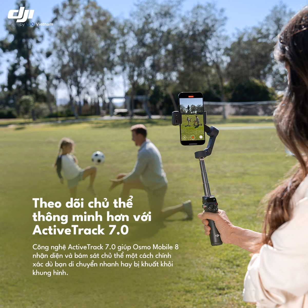 DJI Osmo Mobile 8 tích hợp ActiveTrack 7.0 hiện đại