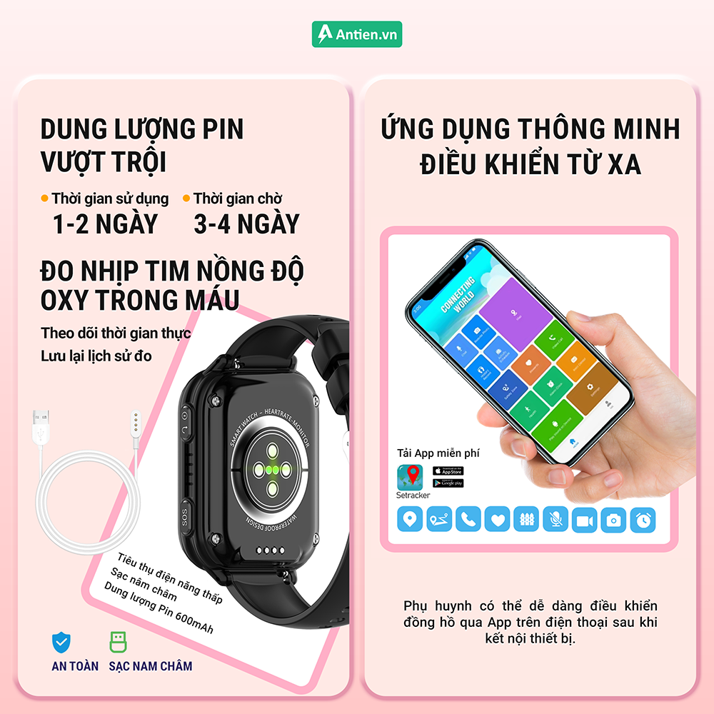 Ứng dụng thông minh và miễn phí, dung lượng pin vượt trội của KT33