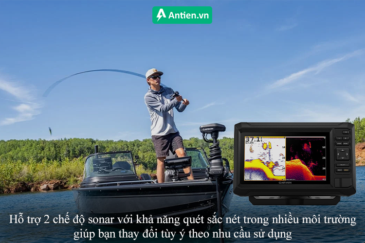 Tích hợp quét sonar sắc nét với 2 chế độ khác nhau